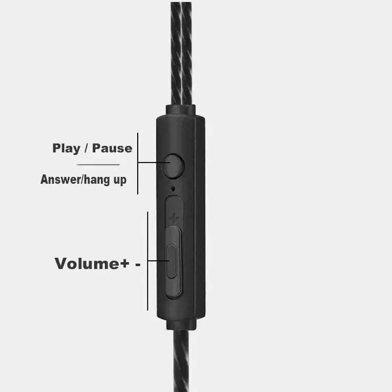 Wired Earphones with Microphone: HiFi Stereo Bass by Tidesmit Tidesmit