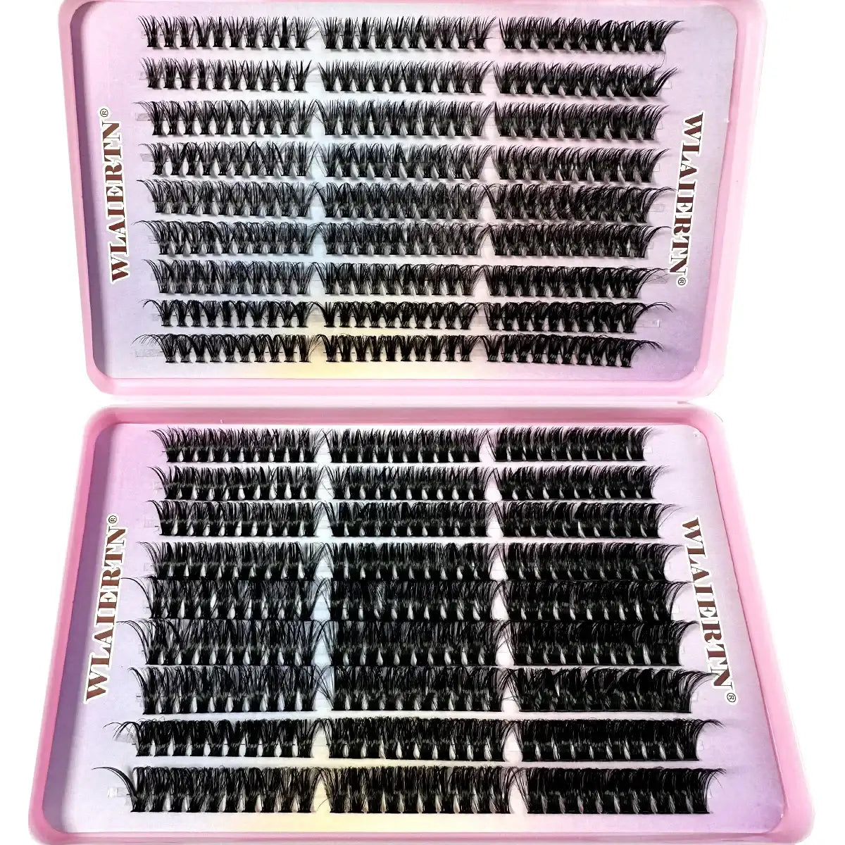 Faux Mink Eyelashes 540Cluster C Curled 9-16mm Mixed Natural Eyelash Extension 3D Russian Strip Personal Eyelash Makeup Tool False Eyelashes 54RowPT3040506080100 D 0.07mm|MIX Tidesmit