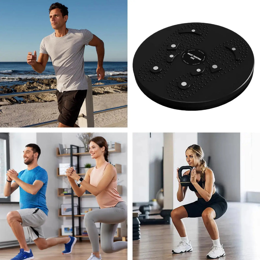 Waist Twisting Disc: Core Fitness and Massage Plate - Tidesmit Body Shaping Massage Equipment Tidesmit