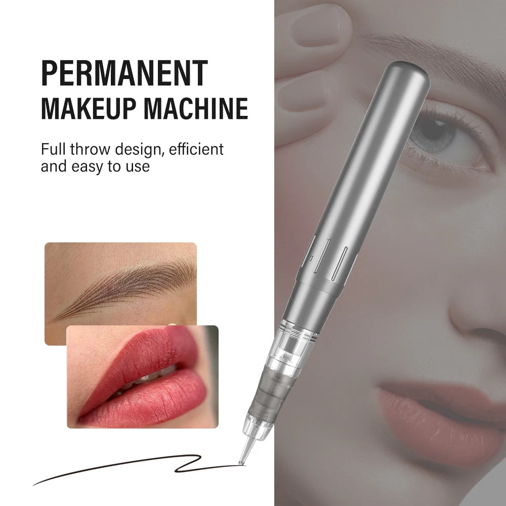 Permanent Makeup Machine for Brows and Lips - Professional 10PCS PMU Kit Permanent Makeup Machines Tidesmit
