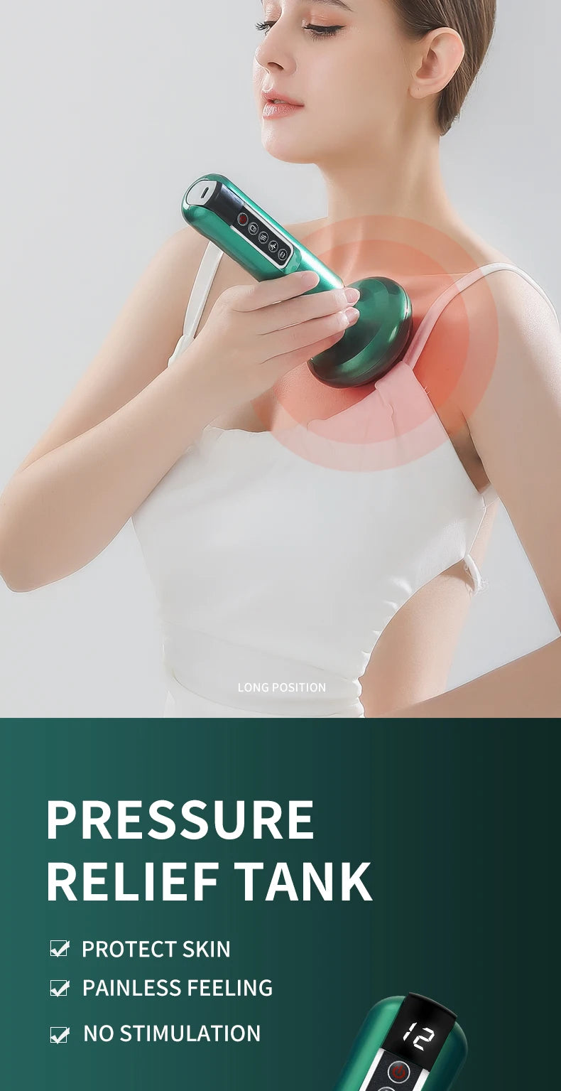 Electric Cupping Massager for Cellulite Removal and Body Sculpting Relaxation Treatment Tidesmit