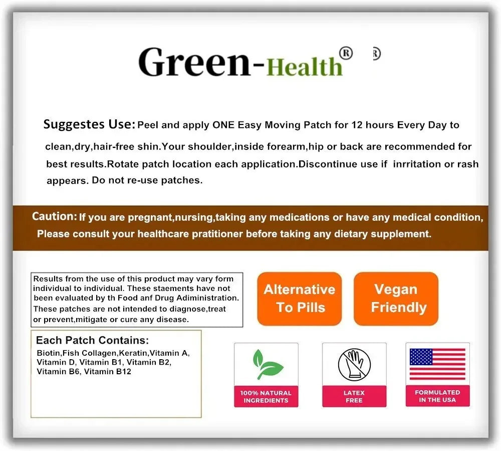 Natural Energy & Mood Support Patches – Ashwagandha Performance Transdermal, 30 Patches
