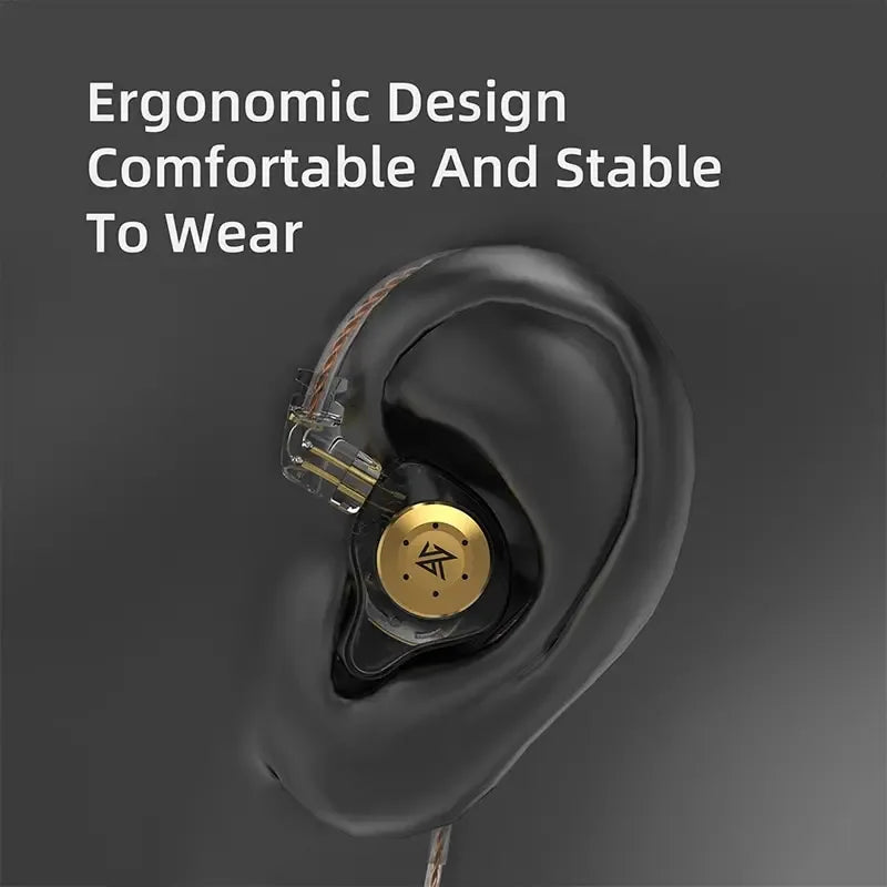 KZ EDX Pro In-Ear Monitors | Tidesmit HiFi Bass Wired Earbuds Tidesmit