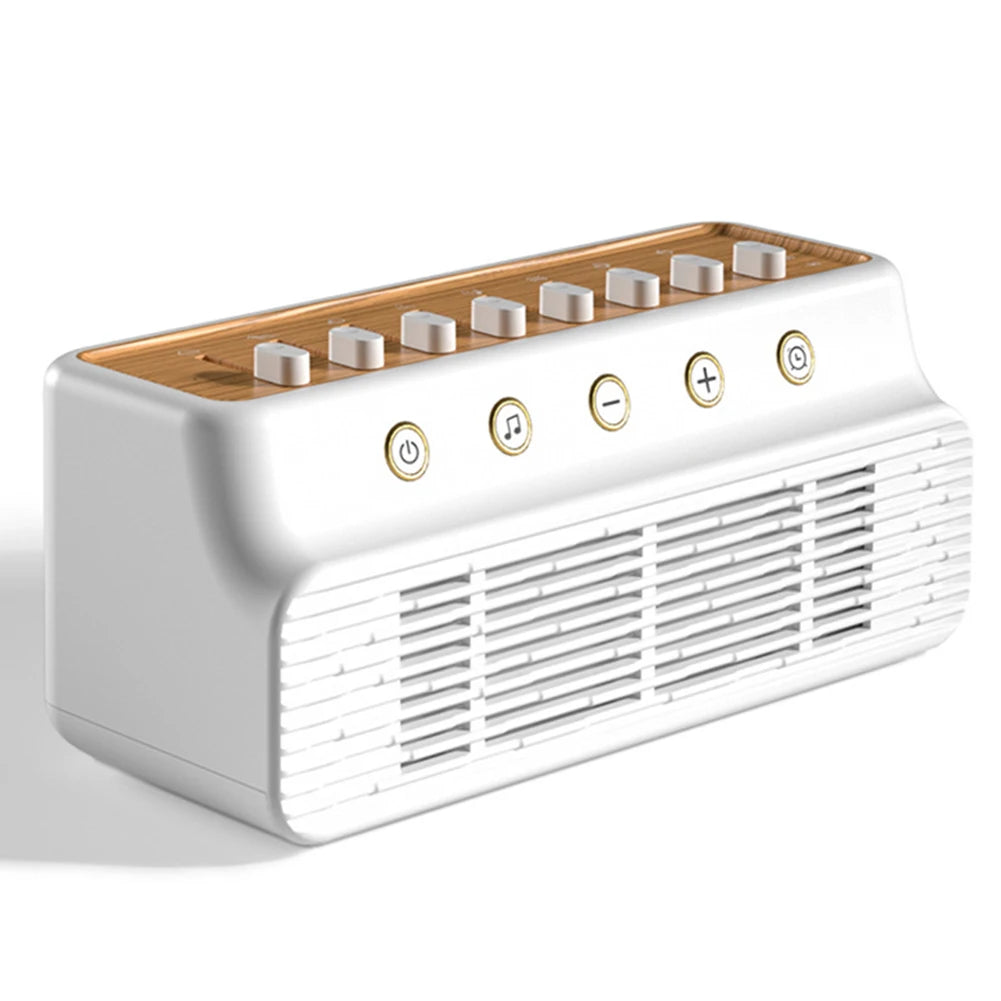 DIY White Noise Speaker Timer Sleep Sound Machine Type-C Rechargeable White Noise Sleep Machines for Bedroom Living Room Bedside