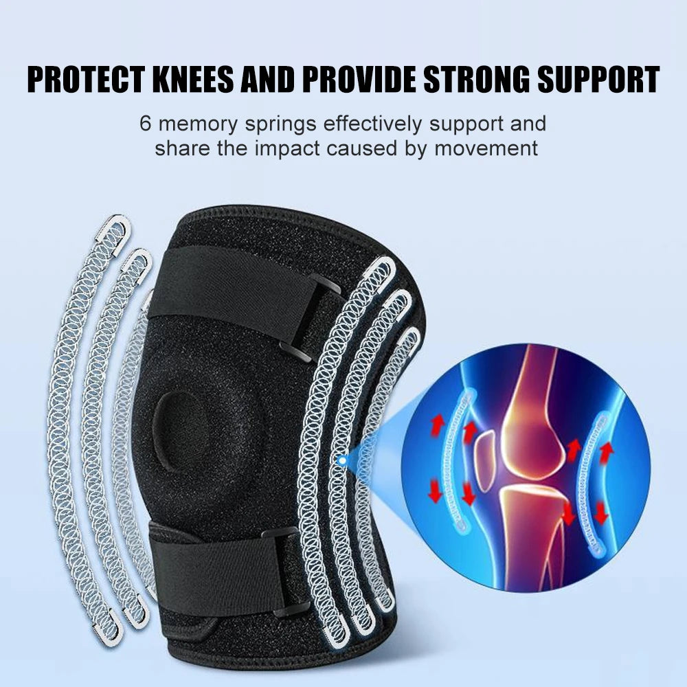 Plus Size Knee Brace 8XL Adjustable Compression Band for Arthritis & Meniscus Tear Support Stable for Men And Women
