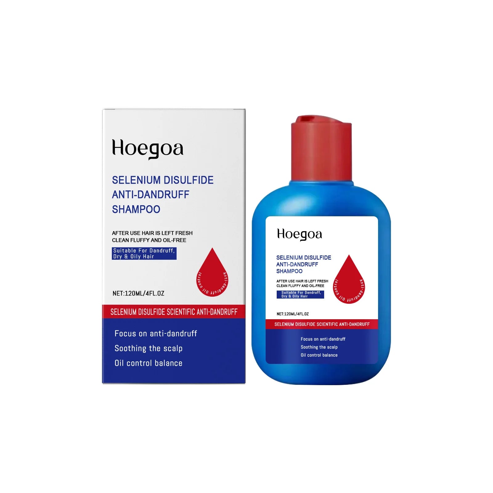 Selenium Disulfide Shampoo Anti-Dandruff Oil Control Repair Dry Hair Deep Clean Soothing Scalp Enhance Hair Luster Elasticity
