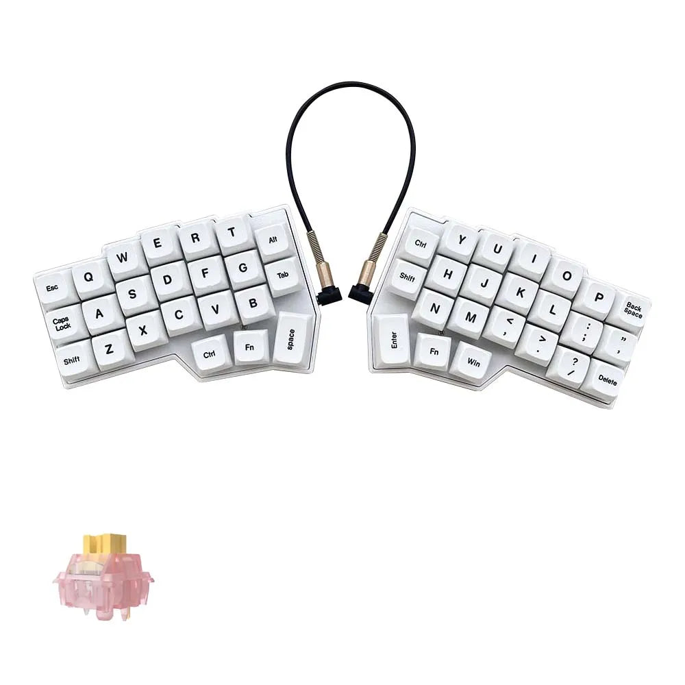 Corne V4.1 Split Ergonomics Hot-swappable MX Mechanical Keyboard Wired South RGB VIAL fully rogrammable