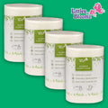 4PCs 100% Biodegradable & Flushable Nappy Liners Cleaning Diaper Insert Cover Wipes One Set for 4 Rolls Bamboo Liners One Set
