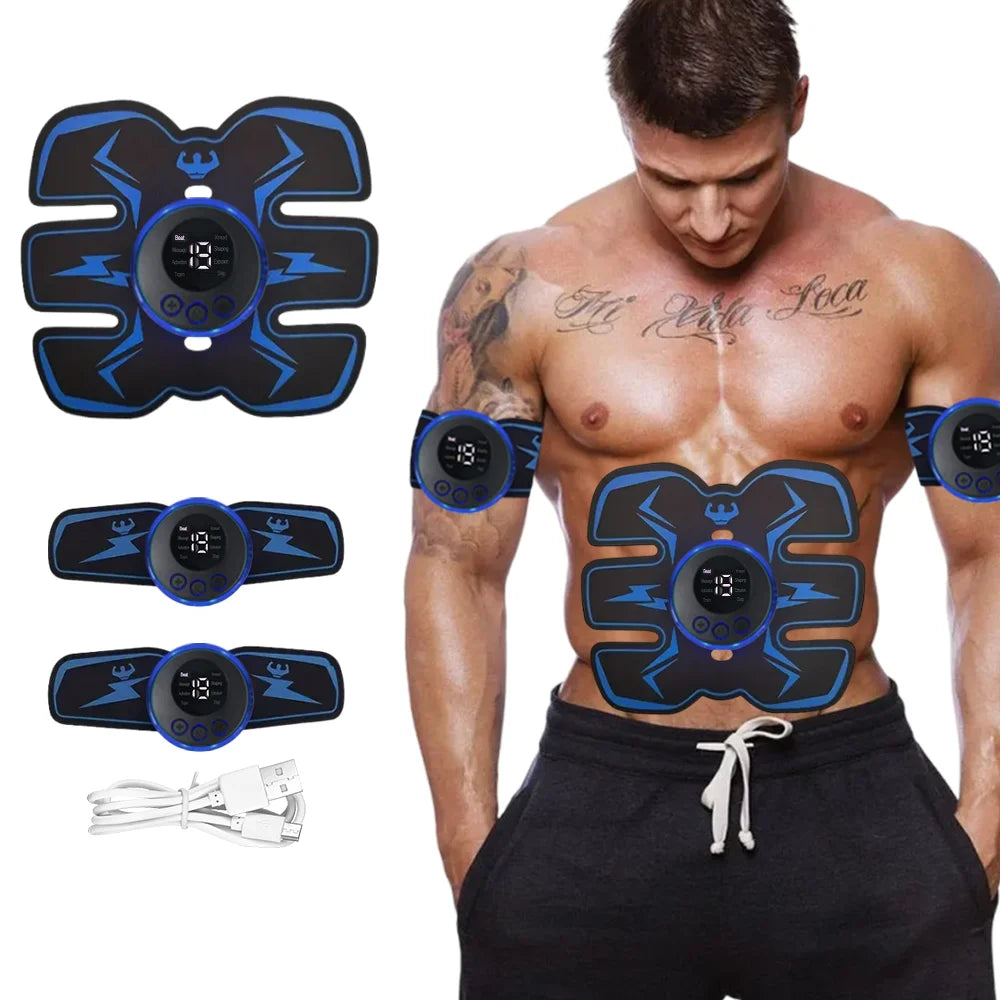 EMS Muscle Stimulator Wireless Trainer - Portable Stress Relief Device Relaxation Treatment Tidesmit