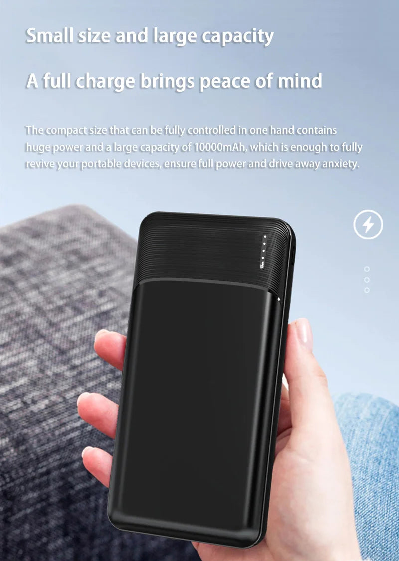 20000mAh Fast Charging Power Bank - 120W PD USB-C Travel Battery Tidesmit