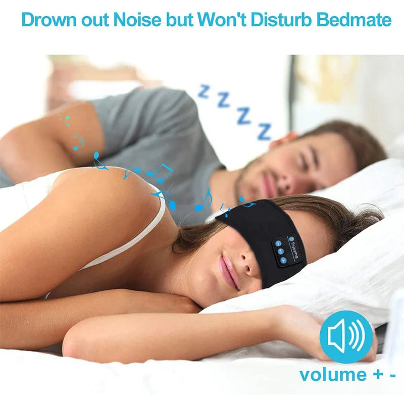 Bluetooth Sleep Headphones Headband - Soft Elastic Music Headset Tidesmit