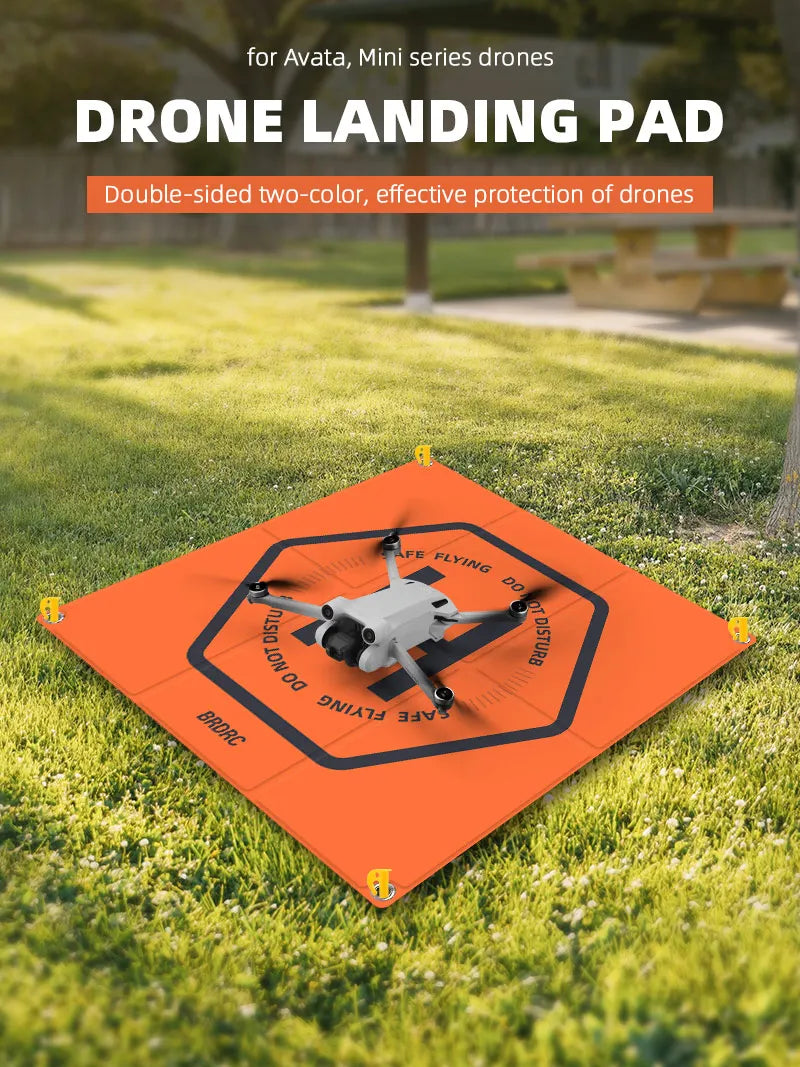Foldable Drone Landing Pad for DJI - Waterproof 65cm Mat Tidesmit