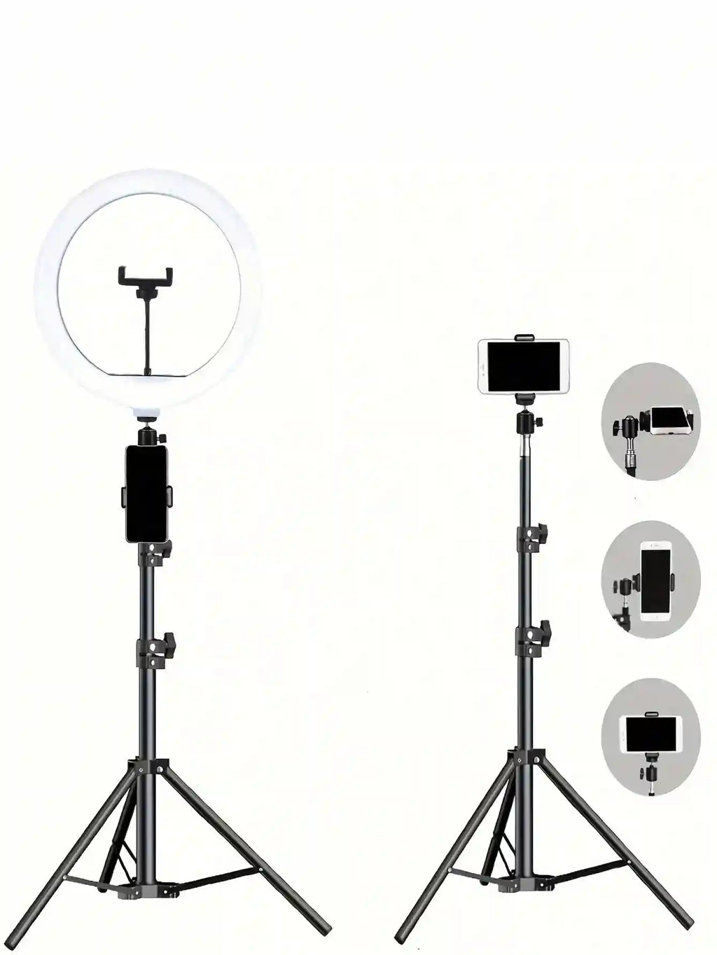 10-Inch LED Ring Light with Tripod Stand - Adjustable Color Temp Tidesmit