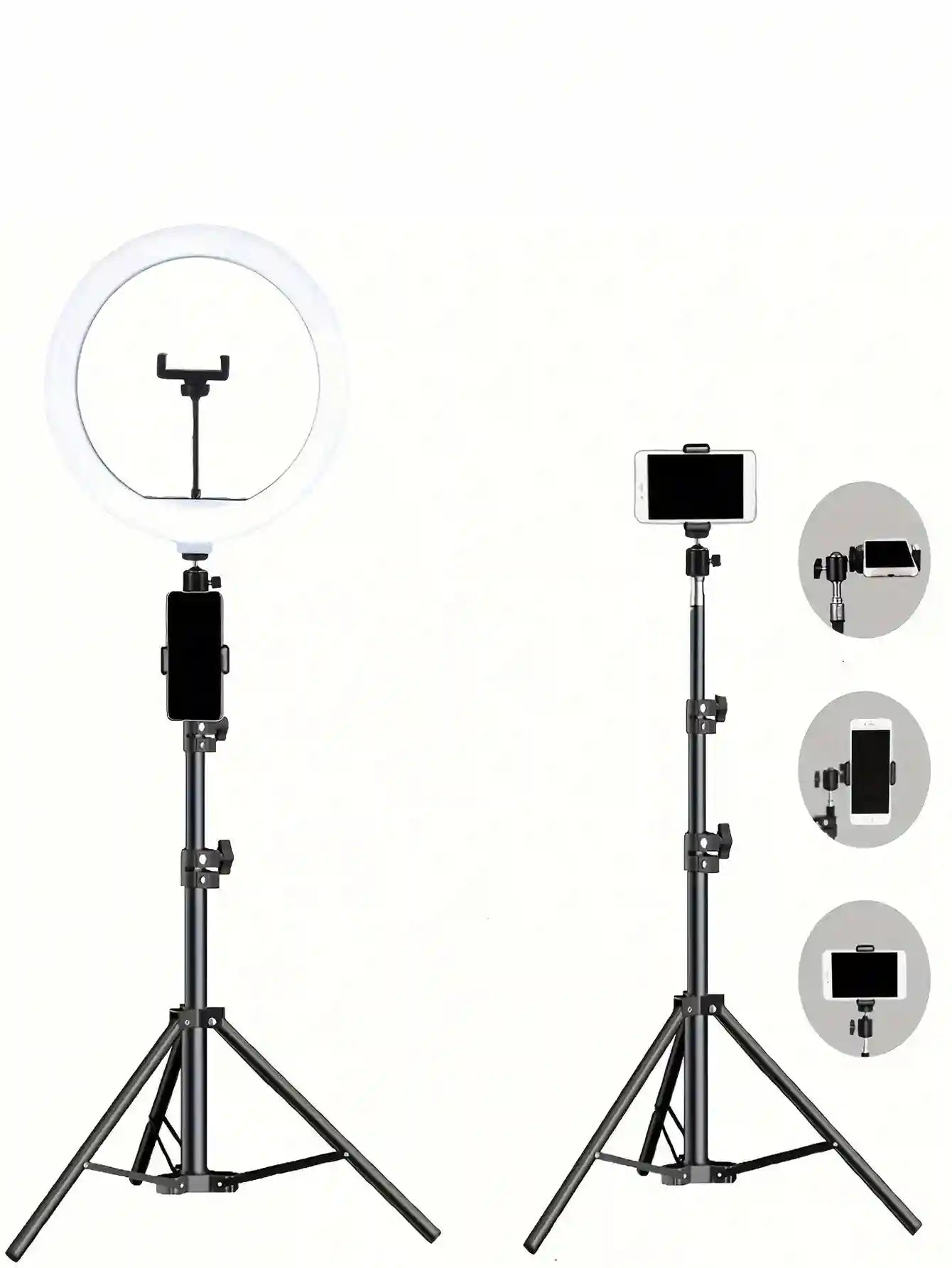 10-Inch LED Ring Light with Tripod Stand - Adjustable Color Temp Tidesmit