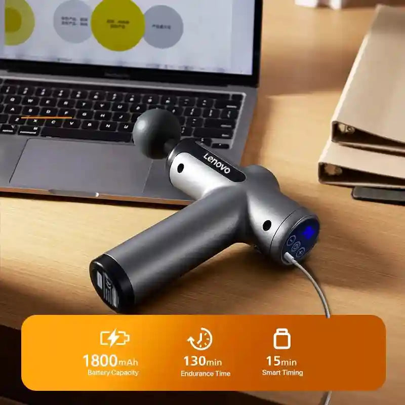 Deep Tissue Massage Gun - 8 Heads Electric Muscle Relief Device Body Shaping Massage Equipment Tidesmit