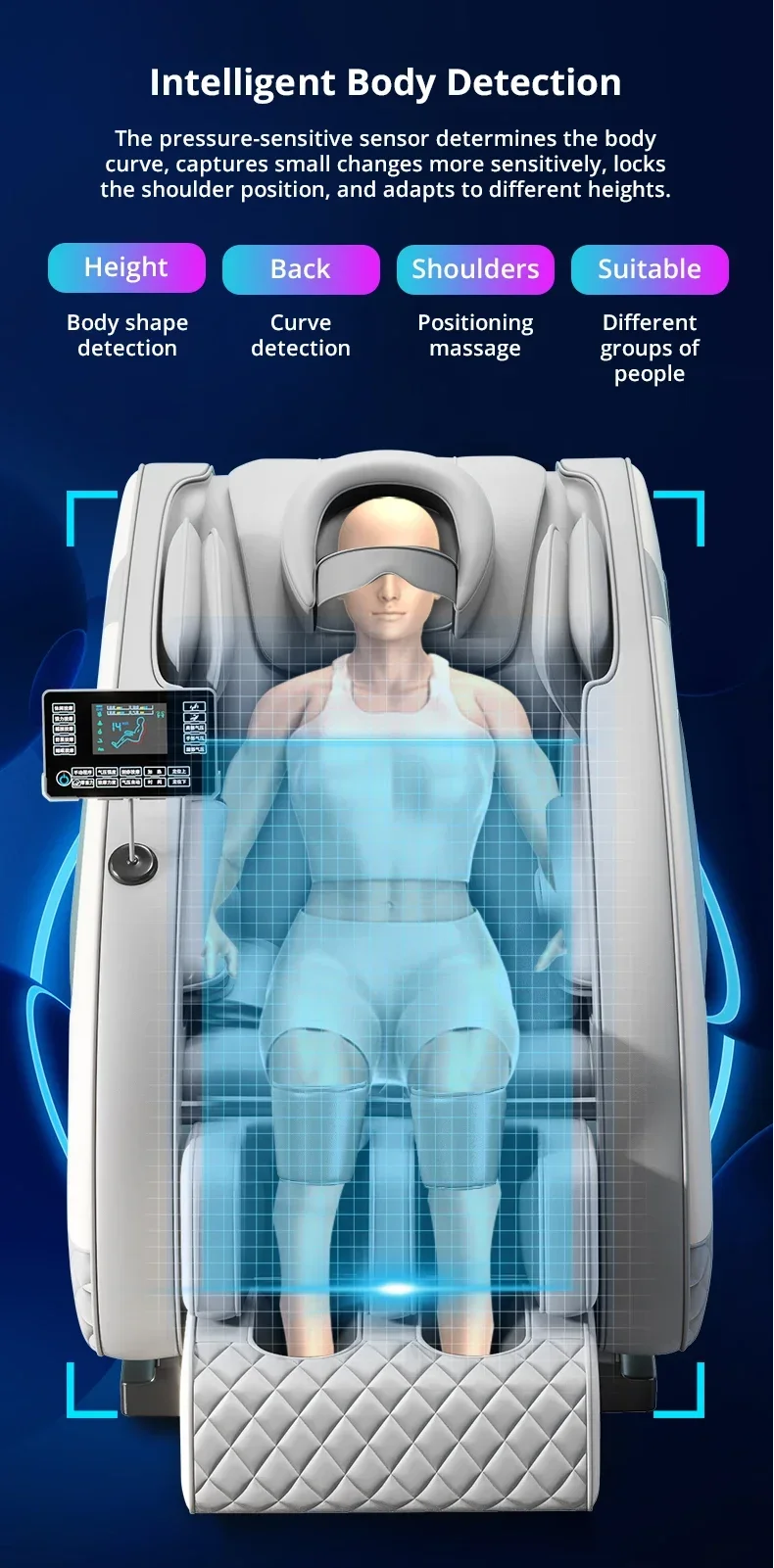 Tidesmit Zero Gravity Massage Chair with Heat Therapy - Full Body Relief Massage Chairs Tidesmit