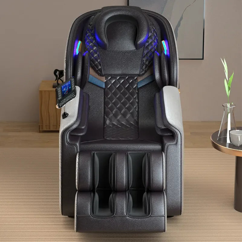 Zero Gravity Massage Chair with Bluetooth - Brown & Gold Full Body Massage Chairs Tidesmit