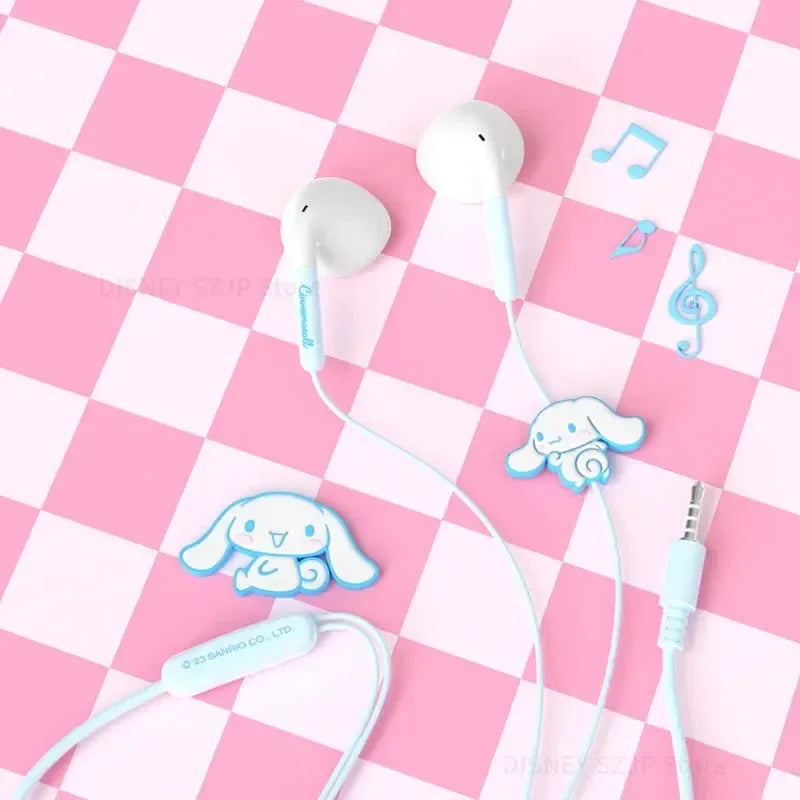 Sanrio Wired Earbuds Noise Isolating Audio Buds by Tidesmit - 4 Styles Tidesmit