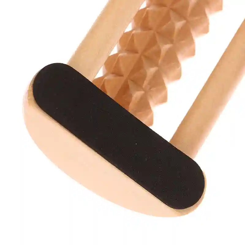 Wooden Foot Massager Roller | Deep Tissue Reflexology Tool Massage Roller Tidesmit