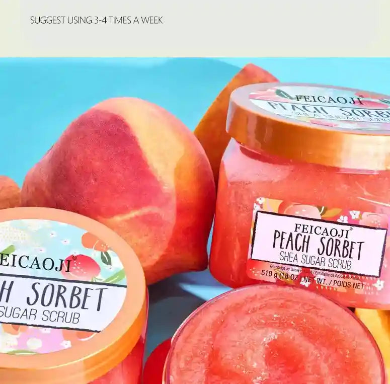 Shea Sugar Body Scrub Exfoliant - Natural Smoothing Treatment Scrubs Treatments Tidesmit