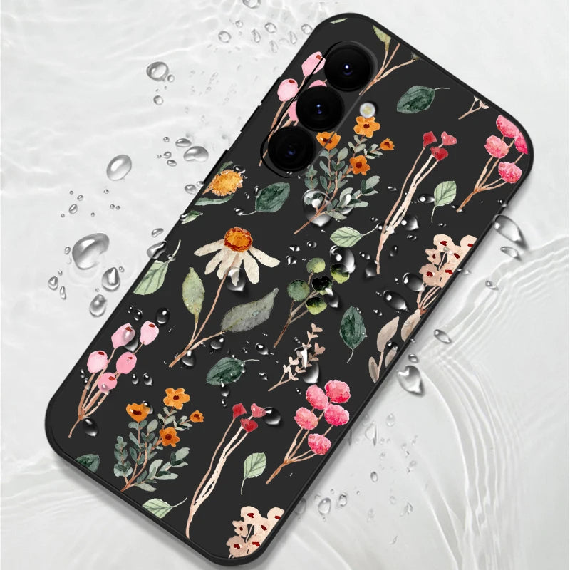 Floral Samsung Galaxy S25 Ultra Case | Slim Shock-Absorbing Cover Tidesmit