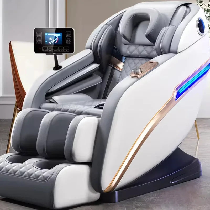 4D Zero Gravity Full Body Massage Chair - Blue | Tidesmit Massage Chairs Tidesmit