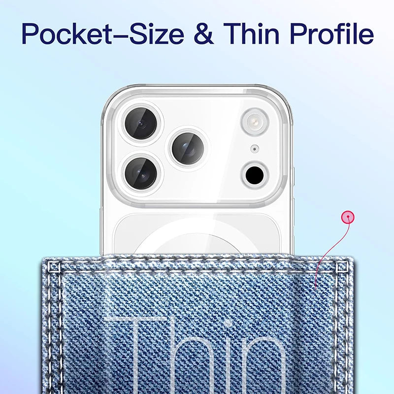 MagSafe Shock-Absorbing Phone Case for iPhone 17 Pro Max Tidesmit