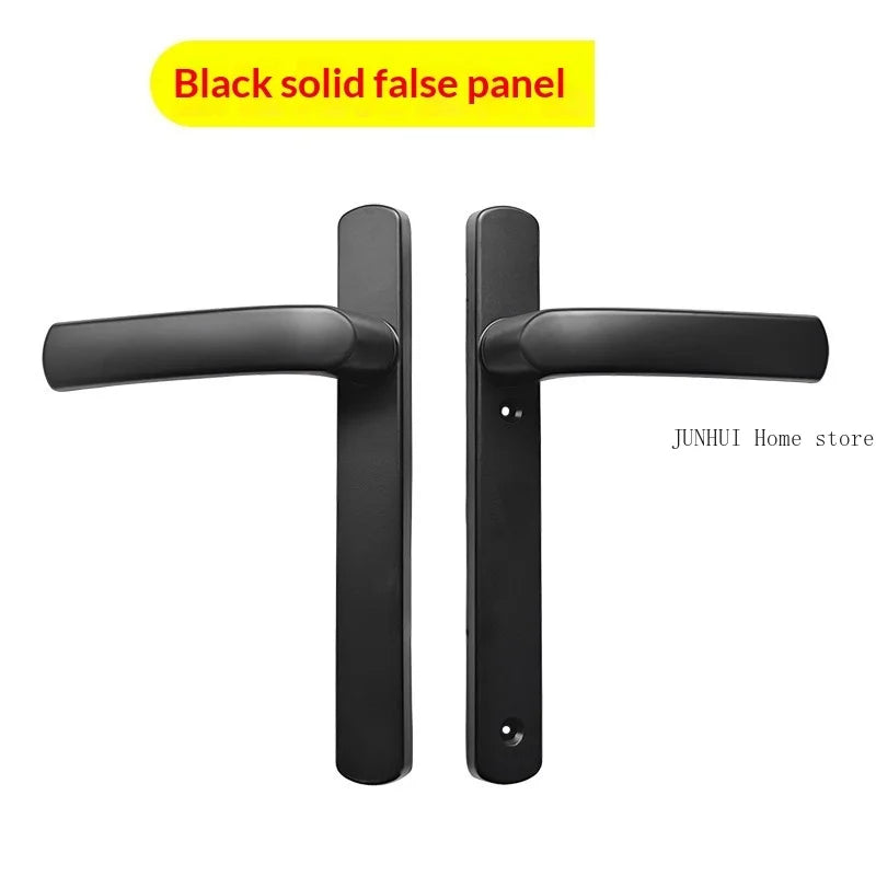 Thermal‑Break Aluminum Swing Door Ultra‑Thin Handle Lock for Aluminum Alloy Double Door Diamond‑Mesh Screen Door Hardware