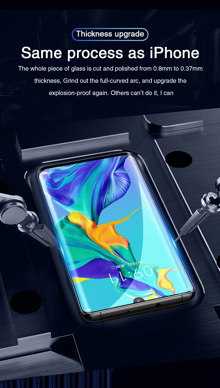 3D Curved Tempered Glass On The Screen Protector For Huawei P30 Pro P40 P20 Lite Tempered Glass For Huawei Mate 20 Pro 30 Lite AE Tidesmit