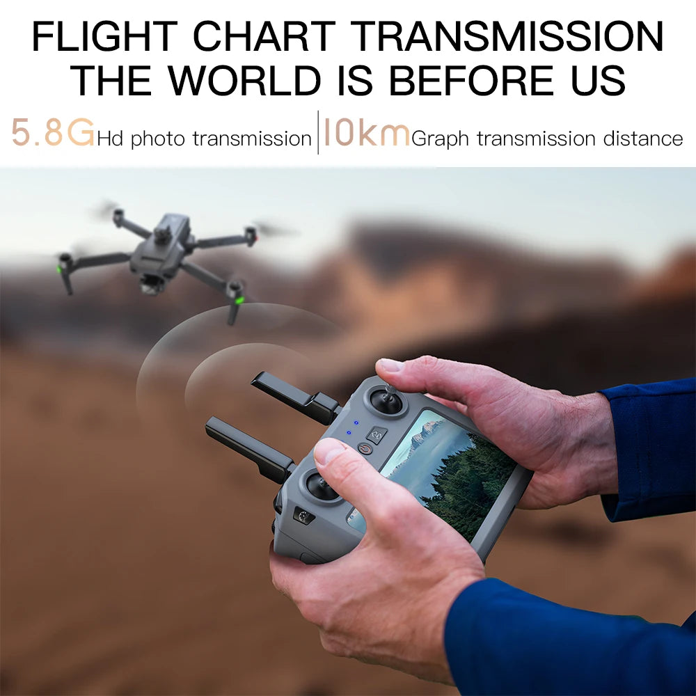 4K GPS Camera Drone with Obstacle Avoidance - Foldable SG909 MAX Tidesmit
