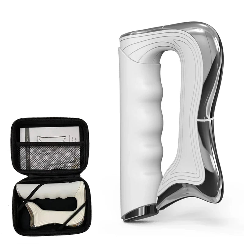 Electric Fascia Massage Blade - White Portable Deep Tissue Massager Body Shaping Massage Equipment White Tidesmit