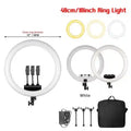 18 Inch LED Ring Light with Adjustable Tripod Stand for Content Creation Ring night White Tidesmit