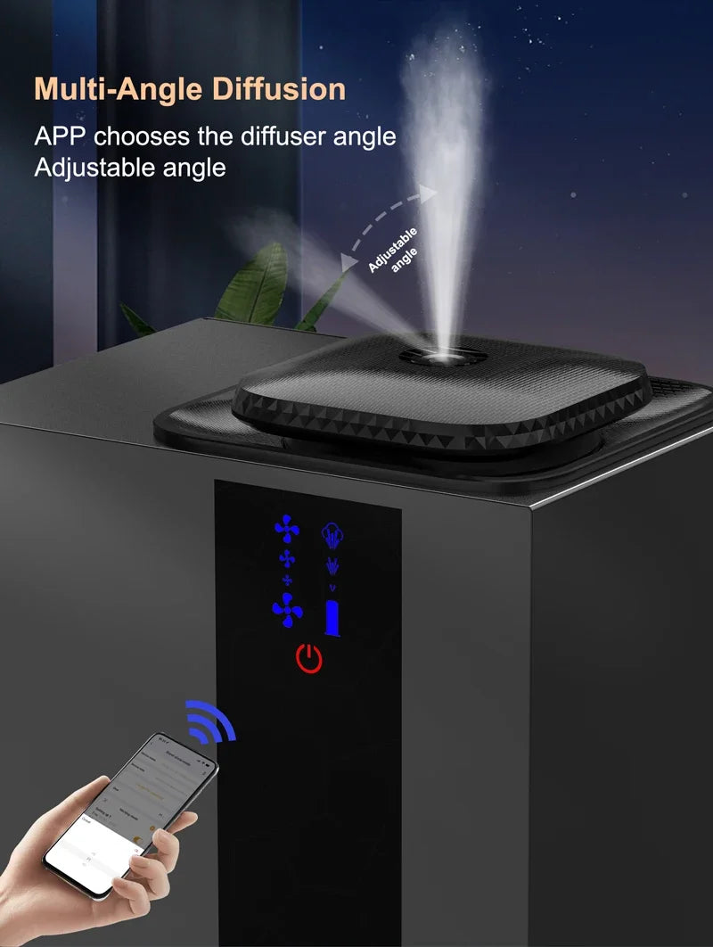 HVAC System Diffuser Smart 800ml Oil Fragrance Wifi App Pure Waterless Essential For Hotel Scent Air Machine A1000 4000CBM
