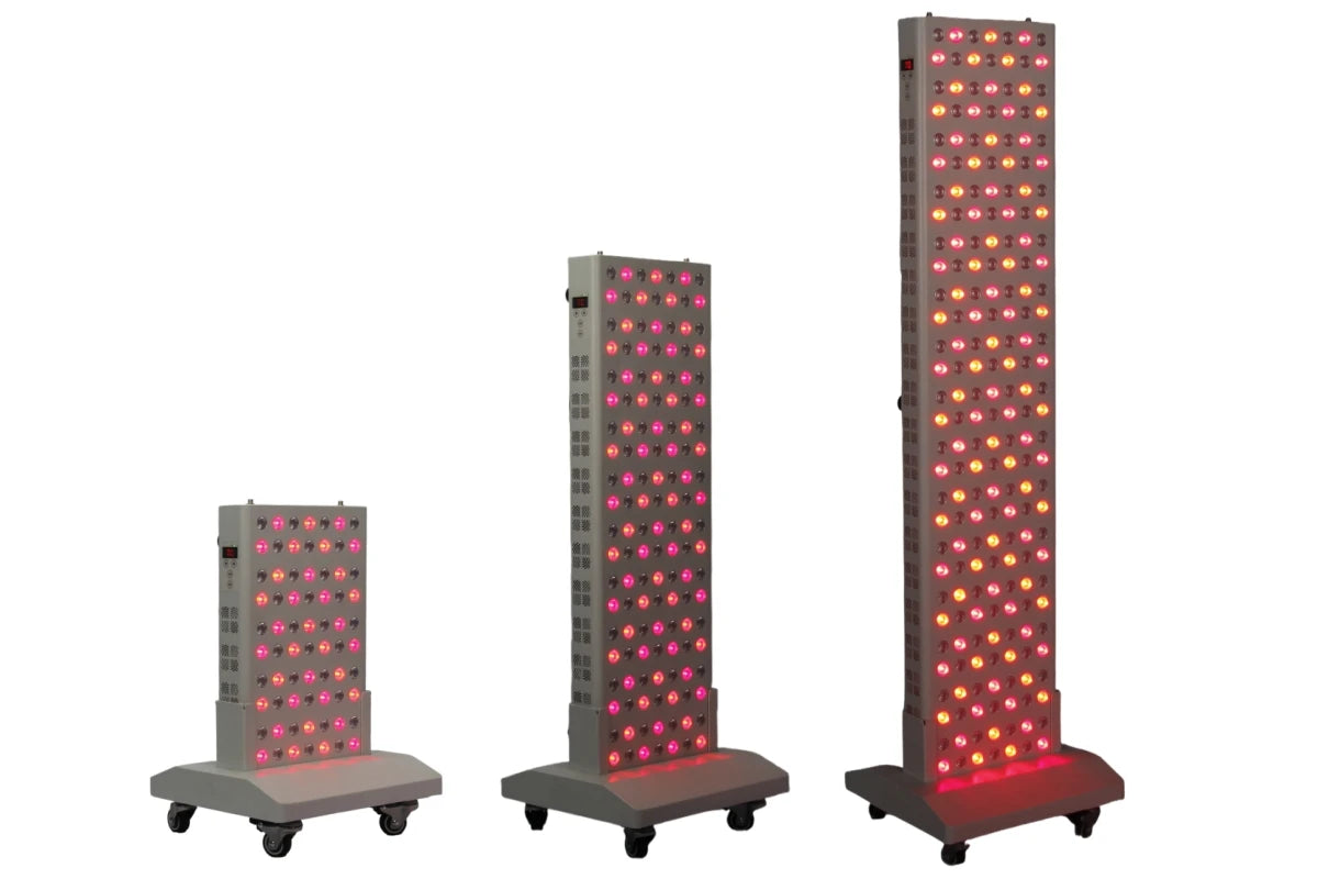 Led Red Light Therapy Panel Dimming Timing LED Beauty Devices Double Chip 660nm 850nm Infrared Light Therapy Skincare Face Body