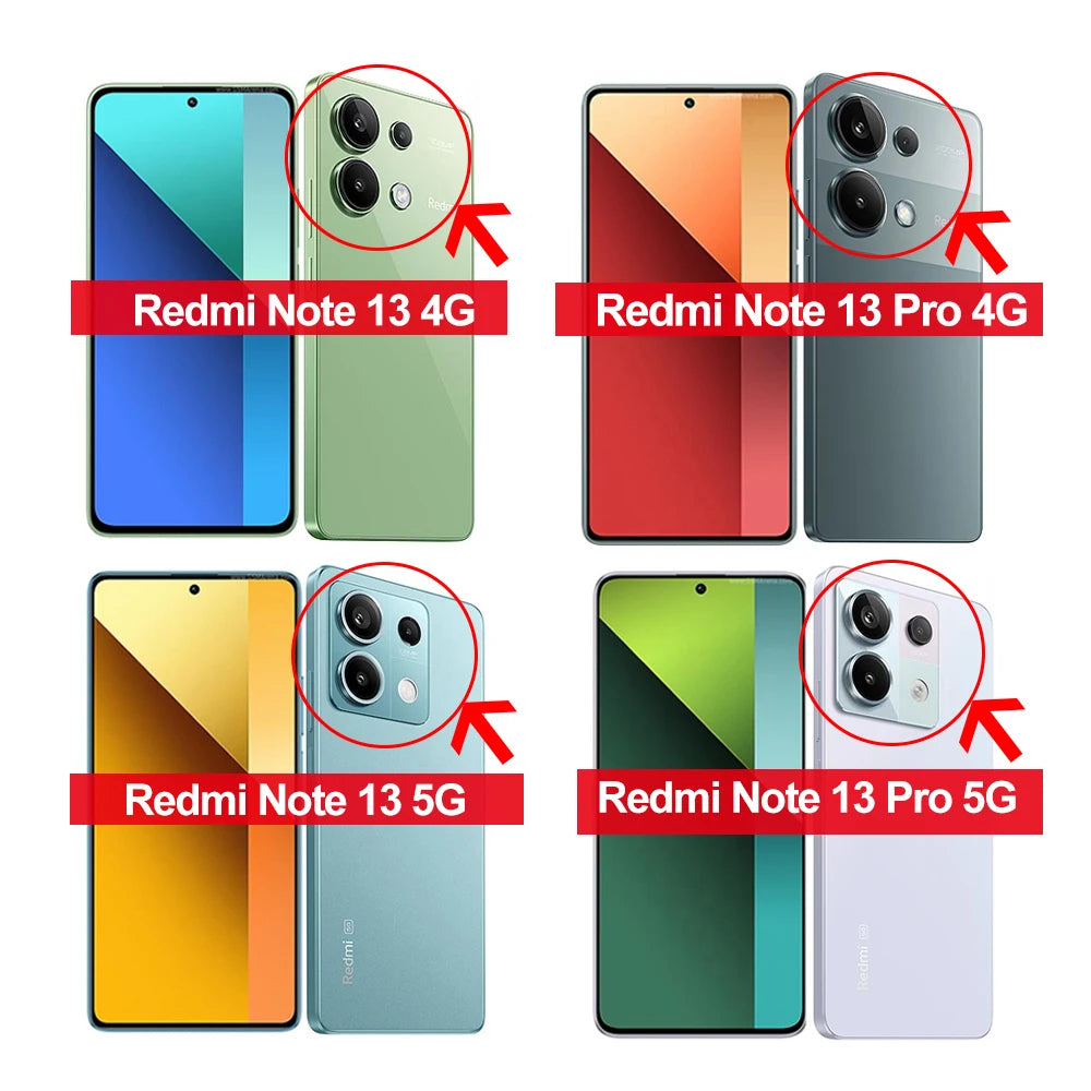 Redmi Note 13 Liquid Silicone Case - Slim Shock-Absorbing Cover Tidesmit