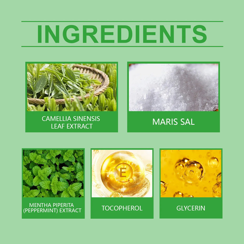 Matcha Sea Salt Body Scrub | Moisturizing Natural Exfoliant Scrubs Treatments Tidesmit