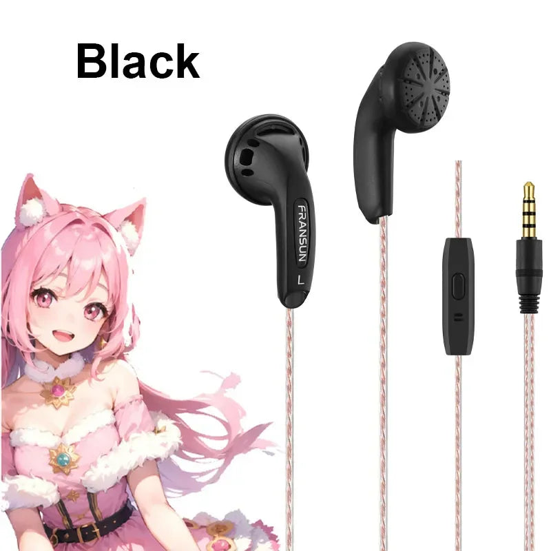 HiFi Wired Earbuds 15.4mm Driver with HD Microphone by Tidesmit black China Mainland Tidesmit