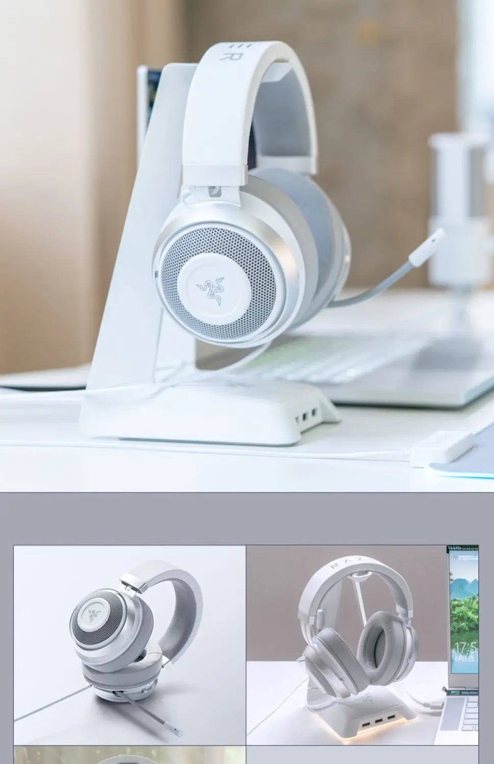 Tidesmit Wired Gaming Headset with Mic - Low Latency Over-Ear Comfort Tidesmit