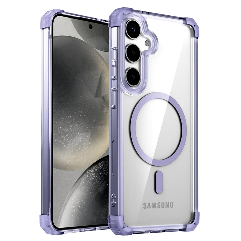 Samsung Galaxy S25 Ultra Magnetic Case | Shockproof Clear Cover Tidesmit