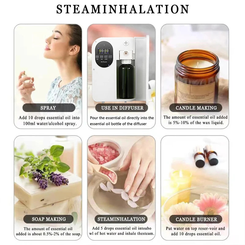 Aroma Oil Hotel Essential Oil For Electric Aromatic Diffuser Scent Machines Oils For Home Air Freshener Diffuser Fragrance Oil