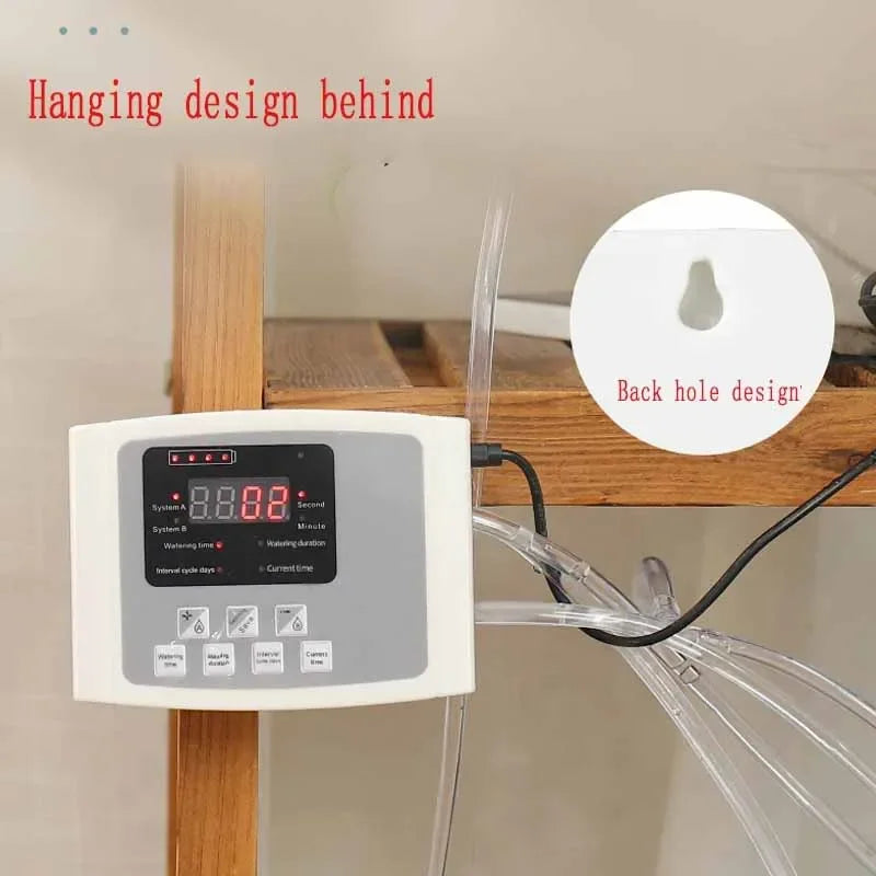 Solar Irrigation System Garden Automatic Drip Irrigation Kit Watering Timer Device Plant Irrigation Controller