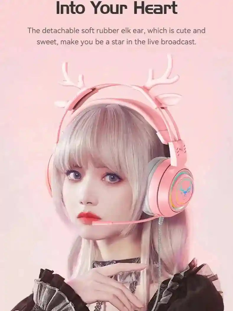Wired Gaming Headphones Noise Cancelling Over-Ear Headset Tidesmit