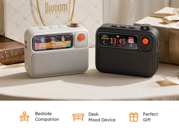 Divoom Flowtoo Smart White Noise Machine with Night Light APP Control Sleep Aid Projector for Bedroom Decor Gift