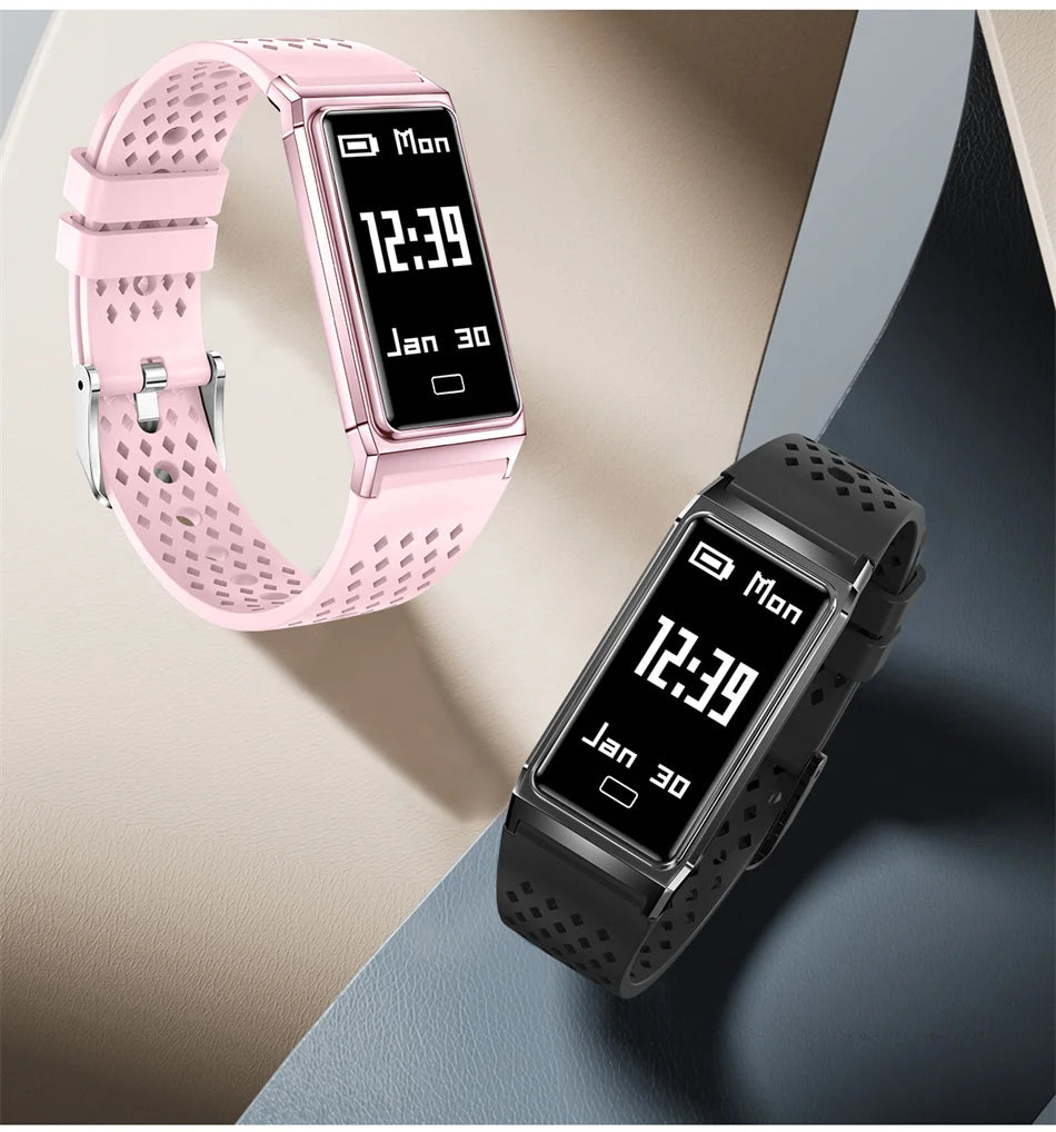 New Call Reminder Smart Watch Men Women Sports Fitness Tracker Smart Bracelet IPX8 Waterproof Heart Rate Sleep Monitor Pedometer