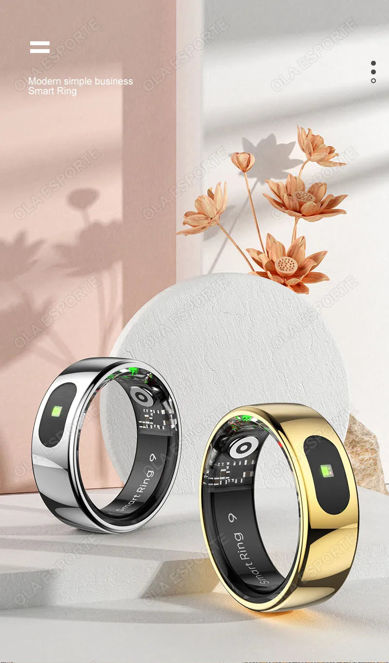 Tidesmit Smart Health Ring - Advanced Heart Rate & Oxygen Monitor Tidesmit