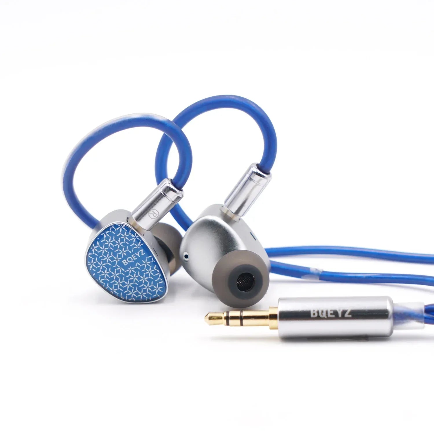 Micro Planar Wired HiFi Earphones 4.4mm Blue Glass by Tidesmit 3.5mm Tidesmit