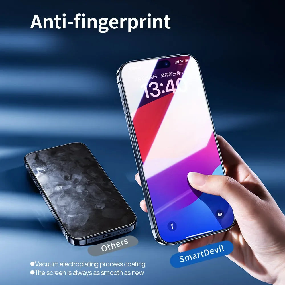 iPhone Screen Protector - 9H Hardness Tempered Glass for iPhone Series Tidesmit