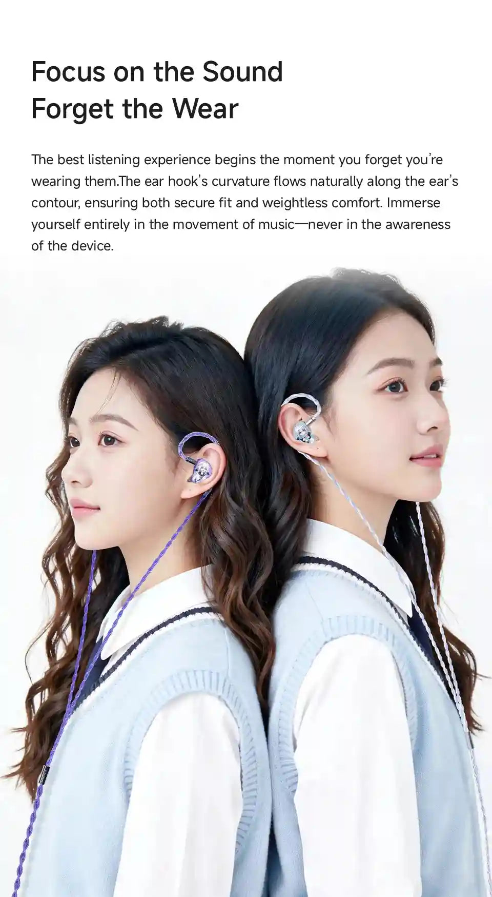 Planar In-Ear Monitors: NOZOMI 3-Unit Interchangeable Nozzle Earbuds Tidesmit