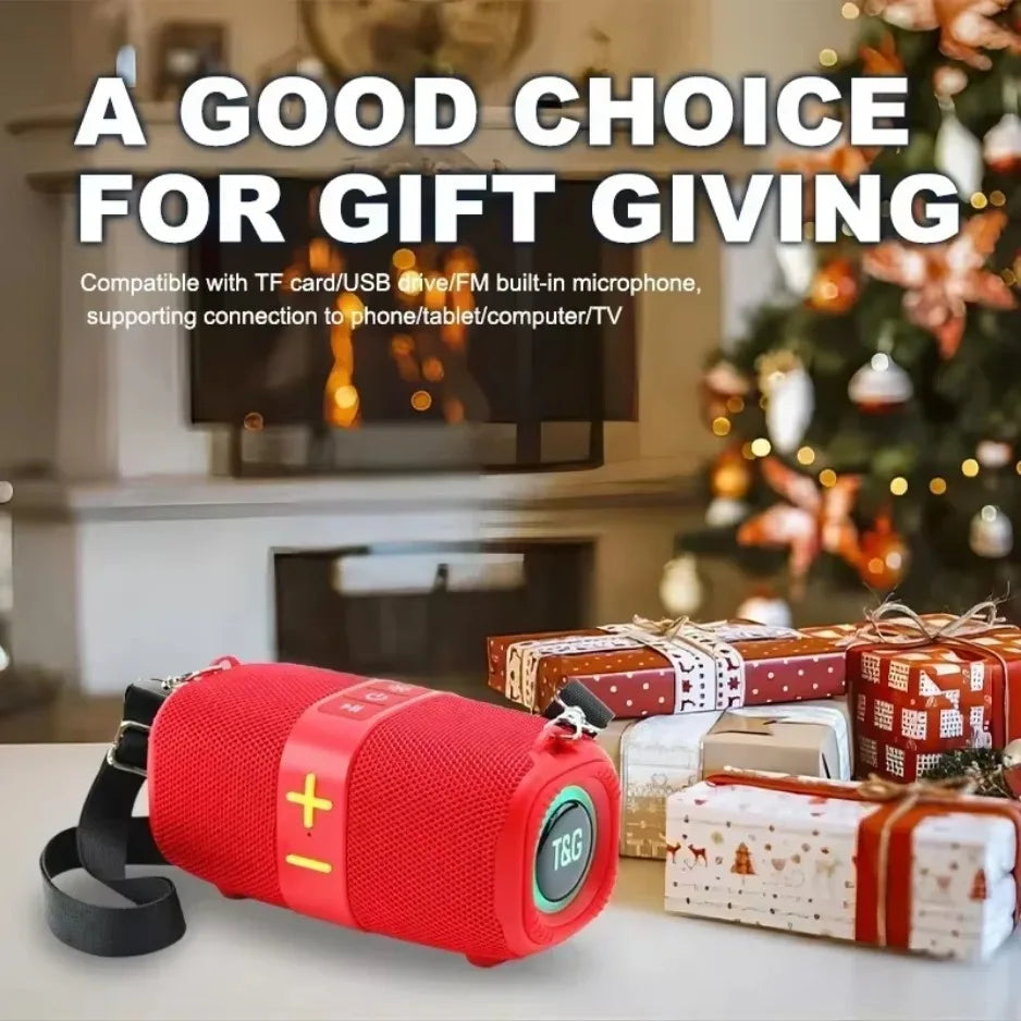 Portable Bluetooth Speaker with RGB Lights & Waterproof Wireless Audio Tidesmit