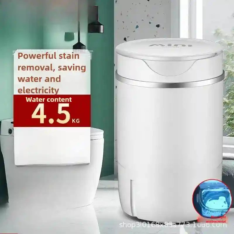 Tidesmit semi-automatic shoe and underwear washing machine with integrated drainage for small dormitory laundry
